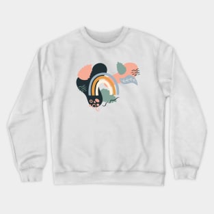 Abstract rainbow Crewneck Sweatshirt